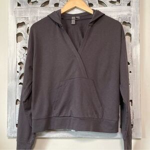 NEW Sweaty Betty After Class Relaxed Hoodie Urban Grey Size XS